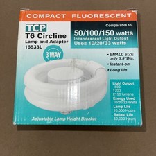 Lâmpada circular TCP 16533L T6 e adaptador 3 vias fluorescente 33W 120V - Novo comprar usado  Enviando para Brazil