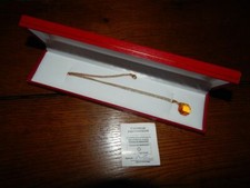 Collier chaîne swarovski d'occasion  Vic-sur-Aisne