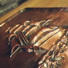 Kupferrelief wandbild segelsch gebraucht kaufen  Stammham