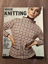 Vogue knitting booklet for sale  LEYBURN
