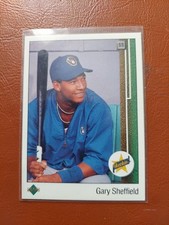 1989 Upper Deck Gary Sheffield Rookie Error Upside Down SS Milwaukee Brewers #13 comprar usado  Enviando para Brazil