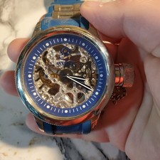 Relógio Invicta masculino 52mm esqueleto mecânico aço inoxidável modelo 1089 ** comprar usado  Enviando para Brazil