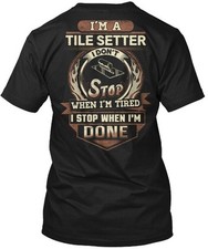 Proud tile setter for sale  USA