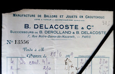 Rare facture document d'occasion  France