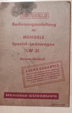 Mengele ladewagen betriebsanle gebraucht kaufen  Bad Soden