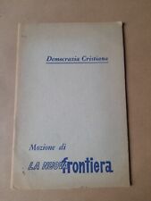 Democrazia cristiana. mozione usato  Trevignano Romano