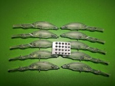 10 piezas señuelos en blanco cebo de manivela sin pintar cuerpo de señuelo de pesca 3 3/4 pulgadas 7/32 OZ 8334 segunda mano  Embacar hacia Mexico
