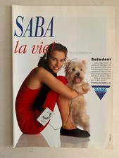 Publicite annees saba d'occasion  La Séguinière