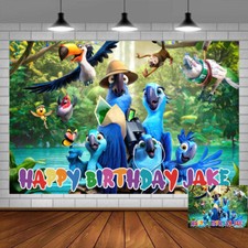  Banner personalizado Rio 2 decoração de festa presente de aniversário comprar usado  Enviando para Brazil