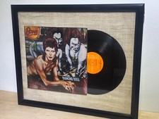 DAVID BOWIE | "Diamond Dogs" | RCA Vinyl LP | Framed Mounted Glass | Man Cave comprar usado  Enviando para Brazil