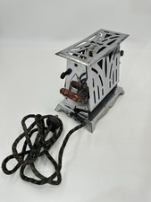 Torradeira antiga vintage década de 1930 eletrodomésticos de cozinha cromados NÃO TESTADO, usado comprar usado  Enviando para Brazil