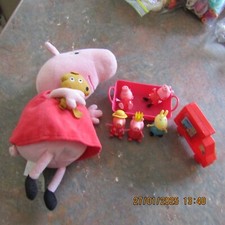Usado, Lote de pimenta porco inclui pimenta de pelúcia com 5 mini figuras. comprar usado  Enviando para Brazil