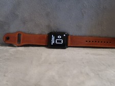 Apple Watch Series 3 42mm estojo de alumínio - GPS com pulseira de couro nova em folha comprar usado  Enviando para Brazil