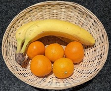 Wicker fruit basket for sale  PURLEY
