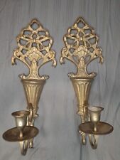 Pair vintage brass for sale  Lockwood