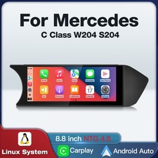 8.8" Android Auto Display Carplay Linux Mercedes Benz W204 C Klass NTG 4.5 11-14, usado comprar usado  Enviando para Brazil