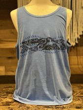 CAMISAS LOUCAS Regata Masculina Vintage Azul Havaiana Grande Tingida Dupla Face GG comprar usado  Enviando para Brazil