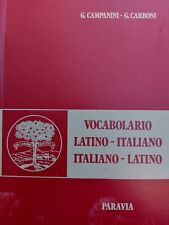 Campanini carboni vocabolario usato  Montecatini Terme