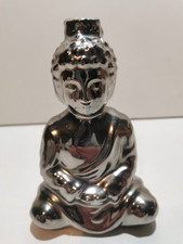 Chrome silver buddha for sale  BOGNOR REGIS