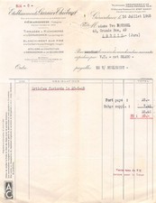 Facture 1945 ets d'occasion  France