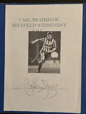 Carl bradshaw sheffield for sale  CARDIFF