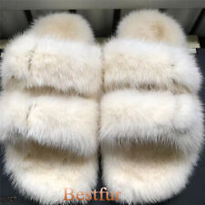 Usado, Chinelos femininos totalmente cobertos sandálias deslizantes de pele de vison real sapatos internos e externos comprar usado Usado, Chinelos femininos totalmente cobertos sandálias deslizantes de pele de vison real sapatos internos e externos comprar usado  Enviando para Brazil