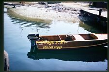 Barco de madeira redemoinho com motor de popa na década de 1950, filme slide q23b comprar usado  Enviando para Brazil