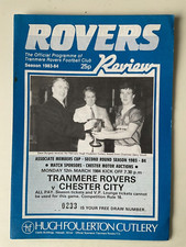Tranmere rovers chester for sale  IPSWICH