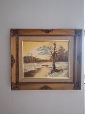 winter scene oil painting for sale winter scene oil painting for sale STOKE-ON-TRENT