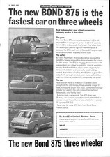 1967 advert bond for sale  SIDCUP