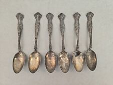 1847 Rogers Bros padrão de uva XS triplo 6 colheres de chá placa de prata 1904 comprar usado  Enviando para Brazil