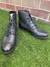 Clarks black leather for sale  HALIFAX