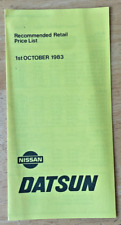 Nissan datsun 1983 for sale  BRISTOL