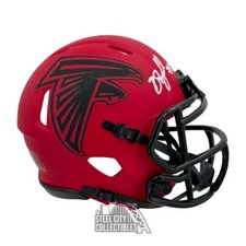 Mini capacete de futebol americano autografado por Drake London Atlanta Falcons RAVE - BAS comprar usado  Enviando para Brazil