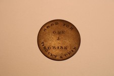 Incuse drink token for sale  Pipestone