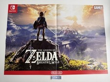 Poster (55x40) - Zelda Breath Of The Wild + Horizon Zero Dawn- Promo Video Gamer comprar usado  Enviando para Brazil