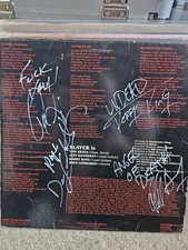 Slayer totalmente assinado assinado assombrando a capela vinil primeiros autógrafos de meados dos anos 80 comprar usado  Enviando para Brazil
