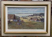 Hjalmar Lindblom (1901-1979) - Pintura a óleo - Arte de paisagem rural comprar usado Hjalmar Lindblom (1901-1979) - Pintura a óleo - Arte de paisagem rural comprar usado  Enviando para Brazil