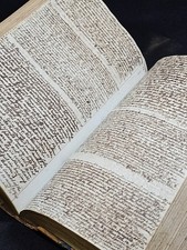 C1830 bible manuscript for sale  THETFORD