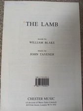 Lamb john tavener for sale  SALTASH
