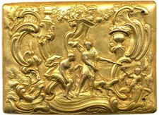 Gilded bronze plaque d'occasion  Expédié en Belgium
