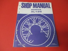 Manual De Serviço Oem Original Loja Manual 1973 XL125 comprar usado  Enviando para Brazil