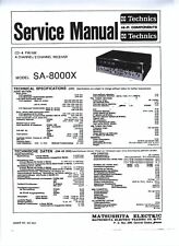 Technics Service Manual für SA- 8000 X  deutsch-englisch Copy comprar usado  Enviando para Brazil