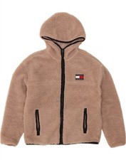 Jaqueta de lã masculina com capuz Tommy Hilfiger Reino Unido 38 rosa média BT04 comprar usado  Enviando para Brazil