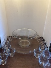 Candlestick punch bowl for sale  Mocksville