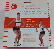 Bally Total Fitness Twist Board 10" círculo vermelho e preto 1 1/4" espessura levemente usada, usado comprar usado  Enviando para Brazil