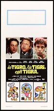 Locandina originale tigro usato  Italia