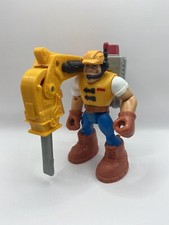 Brinquedo vintage Fisher Price Rescue Heroes especialista em construção Jack Hammer 1997 comprar usado  Enviando para Brazil