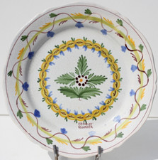 Assiette moderne faience d'occasion  Elliant
