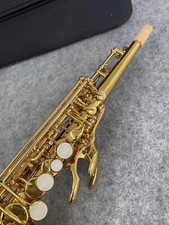 Novo saxofone soprano YSS-475 B-key latão banhado a ouro saxofone profissional, usado comprar usado  Enviando para Brazil